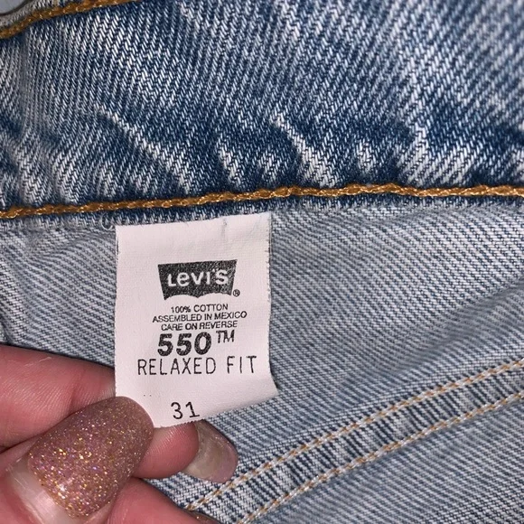 Levi Orange Tab 550 Rare Vintage Mom Jean Shorts - Picture 4 of 8